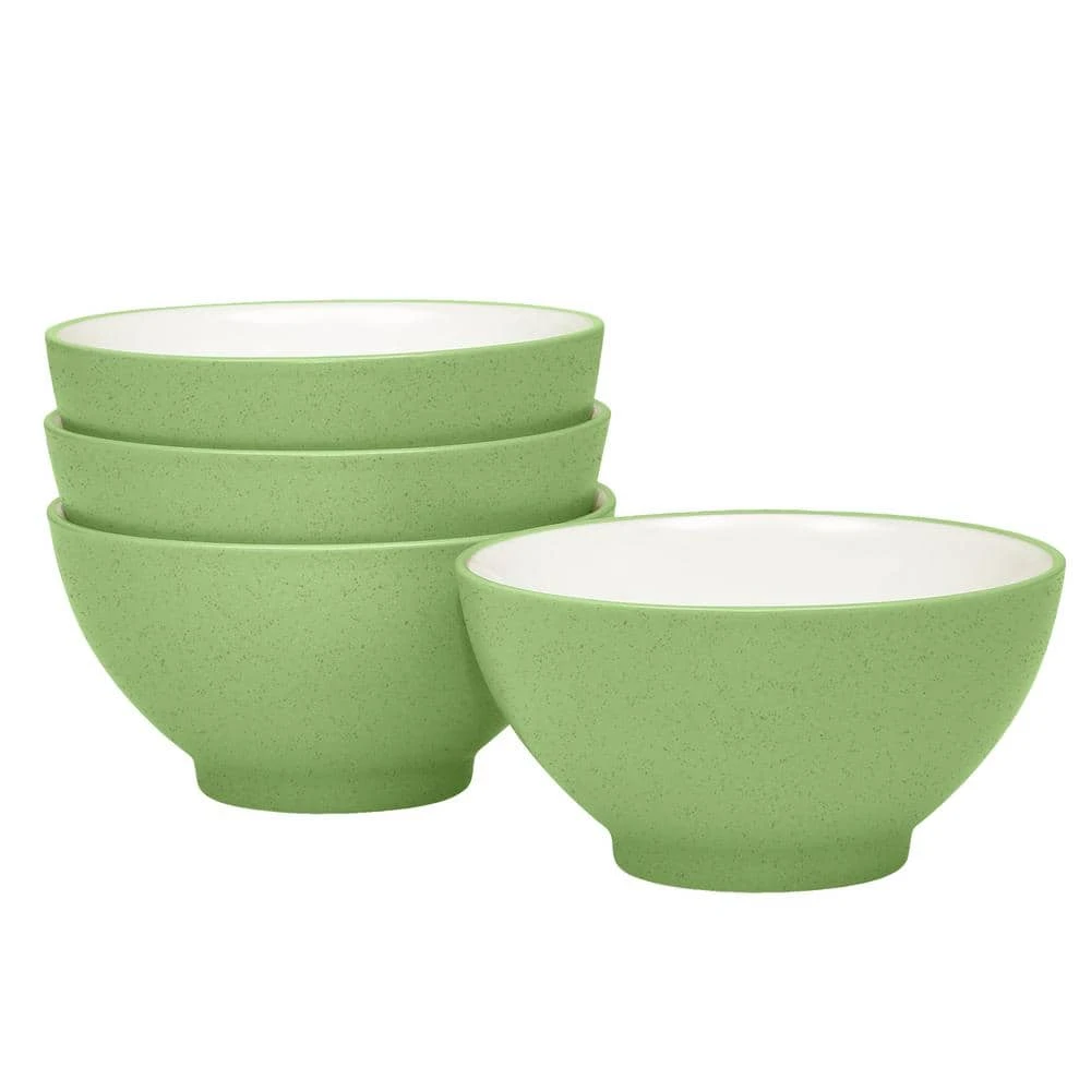 Colorwave 20 fl.oz Apple Green Stoneware Rice Bowl 5-3/4 in. (Set of 4) by Noritake 3 Colorwave 20 fl.oz Apple Green Stoneware Rice Bowl 5-3/4 in. (Set of 4) by Noritake