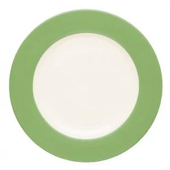 Colorwave Apple Green Stoneware Rim Dinner Plate 11 in. by Noritake