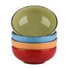 Navia 27.05 fl. oz. 4-Piece Assorted Colors Stoneware Cereal Bowl Pasta Bowl Large Serving Bowl (Set of 4) by vancasso 2 Navia 27.05 fl. oz. 4-Piece Assorted Colors Stoneware Cereal Bowl Pasta Bowl Large Serving Bowl (Set of 4) by vancasso -Dinnerware Shop aqua blue orange red grass green vancasso bowls vc navia 16 sdw 64 1000