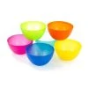 24 fl. oz Assorted Colors Reusable Plastic Cereal Bowls (Set of 6) by LEXI HOME 1 24 fl. oz Assorted Colors Reusable Plastic Cereal Bowls (Set of 6) by LEXI HOME -Dinnerware Shop assorted bowls mw1912 64 1000