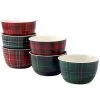 Christmas Plaid 5.5 in. Ice Cream Bowl (Set of 6) by Certified International 1 Christmas Plaid 5.5 in. Ice Cream Bowl (Set of 6) by Certified International -Dinnerware Shop assorted colors certified international bowls 22927set6 64 1000