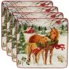 Christmas on the Farm by Susan Winget 10.5 in. Dinner Plate (Set of 4) by Certified International 1 Christmas on the Farm by Susan Winget 10.5 in. Dinner Plate (Set of 4) by Certified International -Dinnerware Shop assorted colors certified international dinner plates 22800set4 64 1000