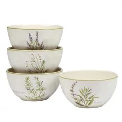 Fresh Herbs 16-Piece Assorted Colors Earthenware Dinnerware Set (Service for 4) by Certified International -Dinnerware Shop assorted colors certified international dinnerware sets 89682rm 4f 1000