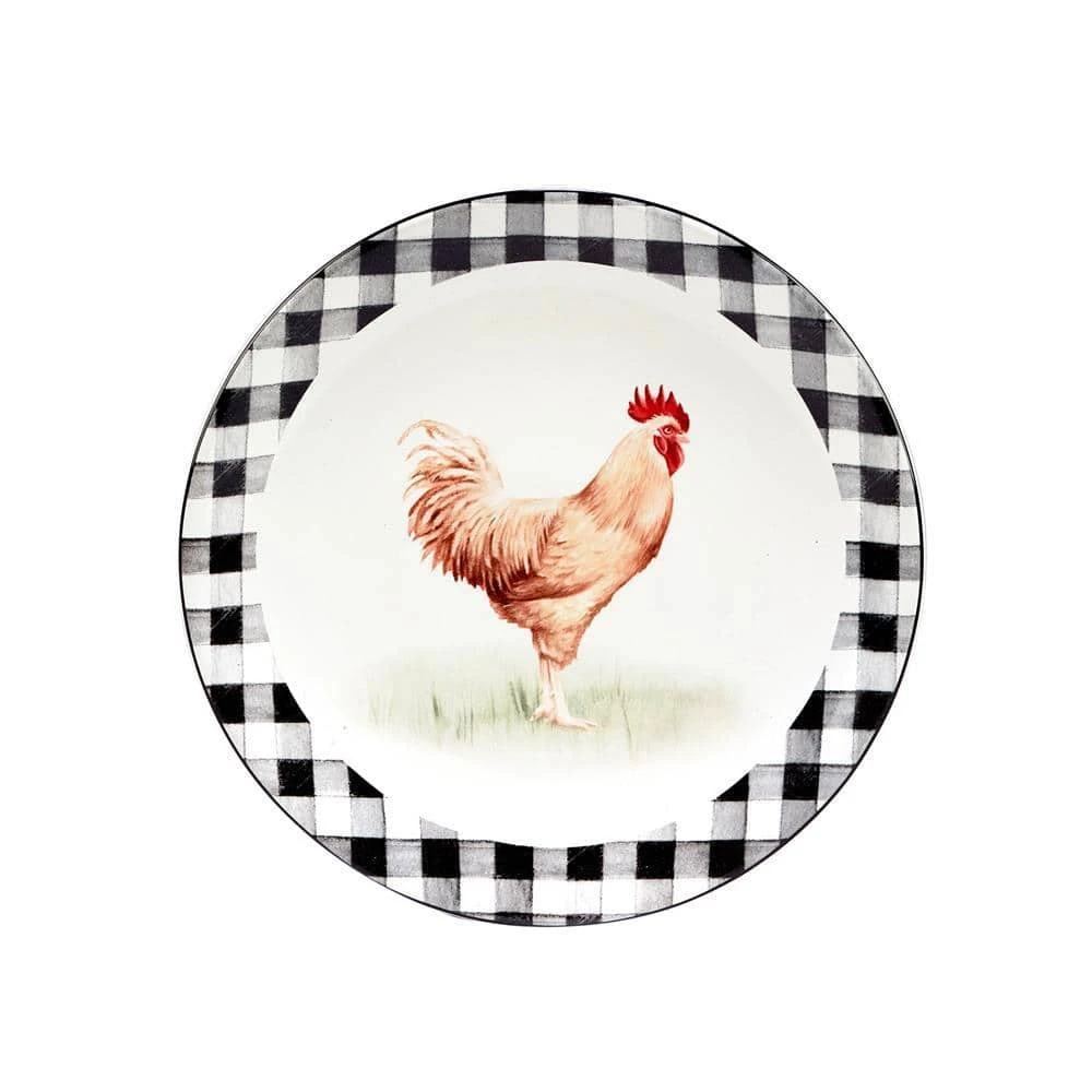 On the Farm Assorted Colors Salad Plates (Set of 4) by Certified International 7 On the Farm Assorted Colors Salad Plates (Set of 4) by Certified International - Image 5