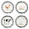 On the Farm Assorted Colors Salad Plates (Set of 4) by Certified International 1 On the Farm Assorted Colors Salad Plates (Set of 4) by Certified International -Dinnerware Shop assorted colors certified international salad plates dessert plates 28816set4 64 1000