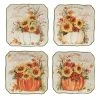 Harvest Morning Assorted Colors Dessert Plates (Set of 4) by Certified International 1 Harvest Morning Assorted Colors Dessert Plates (Set of 4) by Certified International -Dinnerware Shop assorted colors certified international salad plates dessert plates 28960set4 64 1000