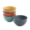 Color Speckle 5.25 in. 24 fl. oz. Cereal Bowl (Set of 4) by Gibson Home -Dinnerware Shop assorted colors gibson home bowls 985105510m 64 1000