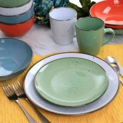 Evelyn 20 Piece Round Stoneware Dinnerware Set in Assorted Colors by Elama 17 Evelyn 20 Piece Round Stoneware Dinnerware Set in Assorted Colors by Elama -Dinnerware Shop assorted elama dinnerware sets 985115302m 31 1000
