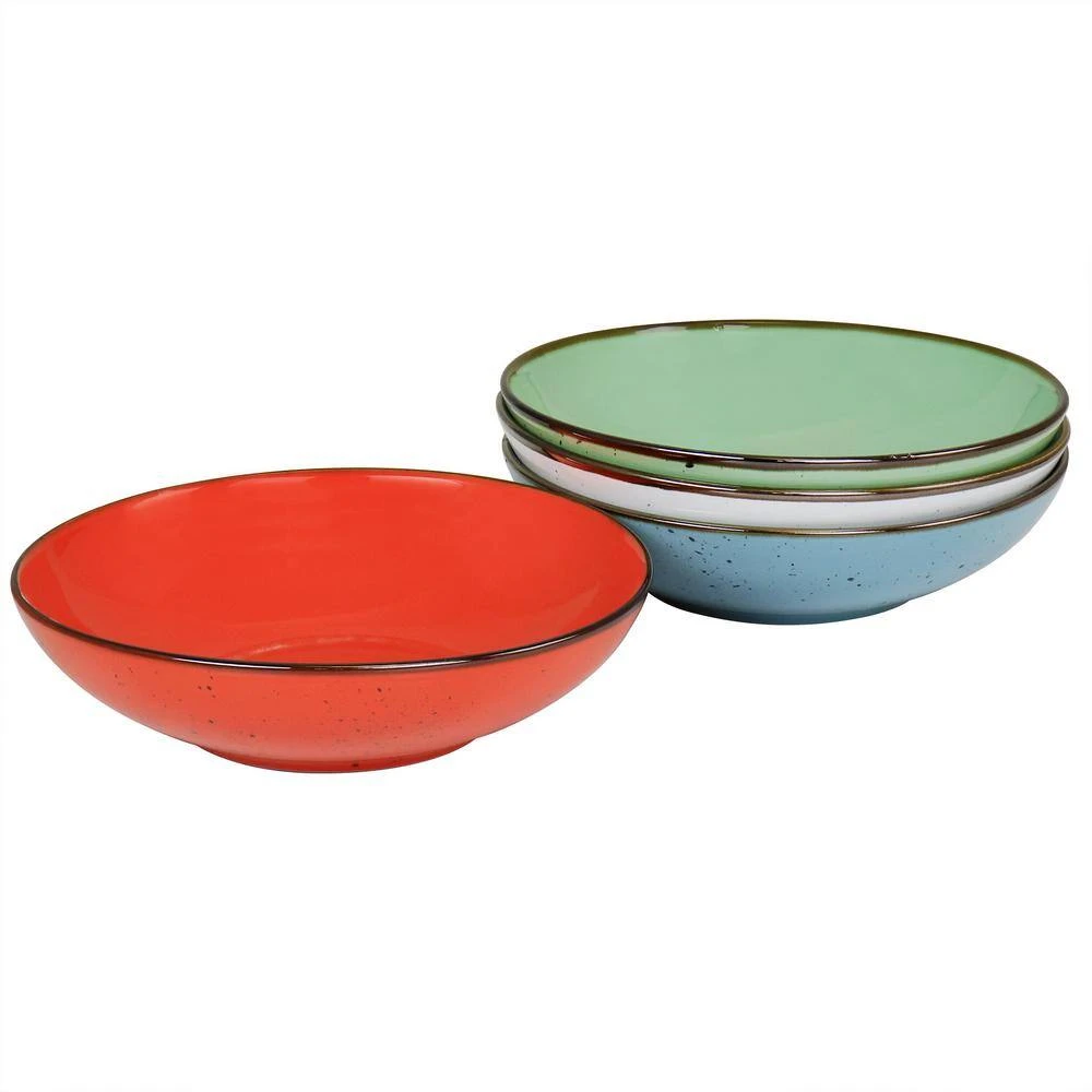 Evelyn 20 Piece Round Stoneware Dinnerware Set in Assorted Colors by Elama 8 Evelyn 20 Piece Round Stoneware Dinnerware Set in Assorted Colors by Elama - Image 6