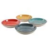 12.05 oz. Assorted Colors Stoneware Pasta Bowls (4-Piece) by Gibson Home -Dinnerware Shop assorted gibson home bowls 985105508m 64 1000