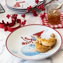 Assorted Snowman Plates (Set of 4) by Over and Back -Dinnerware Shop assorted over and back salad plates dessert plates 936199 1f 1000