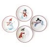 Assorted Snowman Plates (Set of 4) by Over and Back 2 Assorted Snowman Plates (Set of 4) by Over and Back -Dinnerware Shop assorted over and back salad plates dessert plates 936199 64 1000