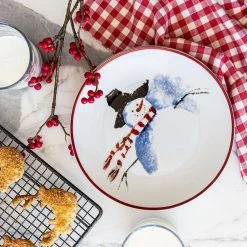Assorted Snowman Plates (Set of 4) by Over and Back -Dinnerware Shop assorted over and back salad plates dessert plates 936199 fa 1000