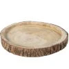 18 Dia in. Beige/ Cream Wood Tree Bark Indented Display Tray Serving Plate Platter Charger by Vintiquewise -Dinnerware Shop beige cream vintiquewise charger plates qi003840 18 64 1000