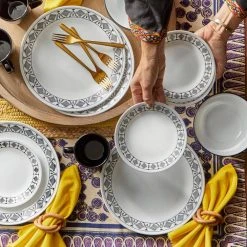 Cusco 16-piece Dinnerware Set (Service for 4) by Corelle 8 Cusco 16-piece Dinnerware Set (Service for 4) by Corelle -Dinnerware Shop black and white corelle dinnerware sets 1137505 1f 1000