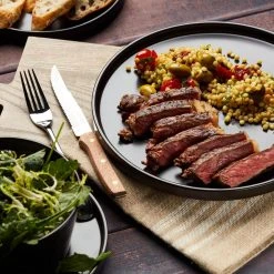 32-Piece Modern Black Matte Stoneware Dinnerware Set (Set for 8) by STONE LAIN 13 32-Piece Modern Black Matte Stoneware Dinnerware Set (Set for 8) by STONE LAIN -Dinnerware Shop black matte stone lain dinnerware sets blb0193 b020002 44 1000