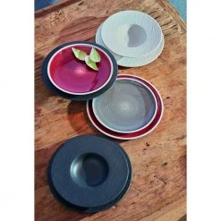 Manufacture Rock 11-1/2 in. Rim Pasta Bowl by Villeroy & Boch -Dinnerware Shop black villeroy boch bowls 1042392790 31 1000