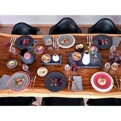 Manufacture Rock 11-1/2 in. Rim Pasta Bowl by Villeroy & Boch -Dinnerware Shop black villeroy boch bowls 1042392790 4f 1000