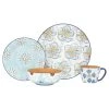 Cara 16-Piece Stoneware Dinnerware Set with Service for 4-People by BAUM 2 Cara 16-Piece Stoneware Dinnerware Set with Service for 4-People by BAUM -Dinnerware Shop blue and white baum dinnerware sets car16f 64 1000