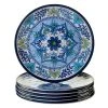 Talavera 6-Piece Blue Dinner Plate Set by Certified International -Dinnerware Shop blue certified international dinner plates 20285set 6 64 1000