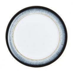 Halo Wide Rimmed Blue Small Plate by Denby