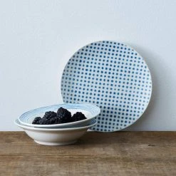 Blue Hammock 5 (fl.oz.) Blue and White Porcelain Fruit Bowl 5-1/2 in., (Set of 4) by Noritake -Dinnerware Shop blue noritake bowls 9349 408d 44 1000