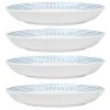 Blue Hammock 29 (fl.oz.) Blue and White Porcelain 9-3/4 in., Dinner Bowl (Set of 4) by Noritake 1 Blue Hammock 29 (fl.oz.) Blue and White Porcelain 9-3/4 in., Dinner Bowl (Set of 4) by Noritake -Dinnerware Shop blue noritake bowls 9349 706d 64 1000
