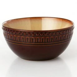 16-Piece Contrast Stoneware Set (Service for 4) by Lorren Home Trends -Dinnerware Shop brown lorren home trends dinnerware sets lh534 76 1000