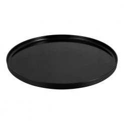 Trenblay Coupe Melamine Dinner Plates in Charcoal Black (Set of 6) by Home Decorators Collection -Dinnerware Shop charcoal black home decorators collection dinner plates tpl1105mdblk 77 1000