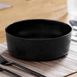 Trenblay Melamine Dinnerware Set in Charcoal Black (Service For 4) by Home Decorators Collection -Dinnerware Shop charcoal black home decorators collection dinnerware sets tpl1105mdsbb 4f 1000