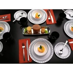 16-Piece Modern City Block Glass Dinnerware Set (Service for 4) by Corelle -Dinnerware Shop city block corelle dinnerware sets 1074208 66 1000