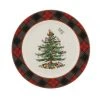 Christmas Tree Tartan 12 in. Buffet Plate by Spode -Dinnerware Shop clear glaze spode dinner plates 1698062 64 1000