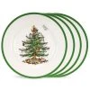 Christmas Tree 4-Piece Ceramic 10.5 in. Dinner Plates (Service for 4) by Spode -Dinnerware Shop clear glaze spode dinnerware sets 4301745 64 1000