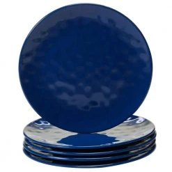 Cobalt 6-Piece Blue Salad Plate Set by Certified International