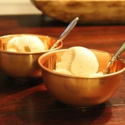 5 in. 100% Pure Copper Ice Cream Bowls (Set of 2) For Your Copper Kitchenware And Copper Dishware Collection by Alchemade -Dinnerware Shop copper alchemade bowls alch 5004 66 1000