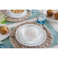 16-Piece Casual Country Cottage Glass Dinnerware Set (Service for 4) by Corelle -Dinnerware Shop country cottage corelle dinnerware sets 6022006 44 1000