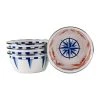 Crab House 24 fl. oz. Enamelware Salad Bowls (Set of 4) by Golden Rabbit -Dinnerware Shop crab house golden rabbit bowls cr61s4 64 1000
