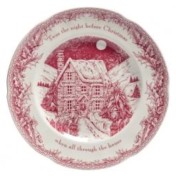 10.5 in. Twas The Night Dinner Plate by Unbranded