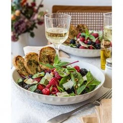 Dinnerware Bowl 32 oz. Cream Stoneware (Set of 4) by Over and Back -Dinnerware Shop cream over and back bowls 922918 4f 1000