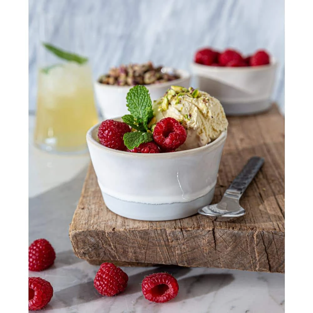 7.78 fl.oz Beige round ramekin Stoneware bowls (Set of 6) by Over and Back 6 7.78 fl.oz Beige round ramekin Stoneware bowls (Set of 6) by Over and Back - Image 4