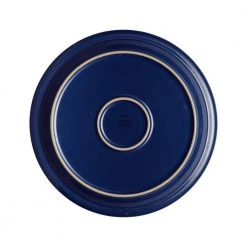 Elements Dark Blue Dinner Plate by Denby -Dinnerware Shop elements dark blue denby dinner plates eldb 003 4f 1000