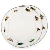 Fishing Fly 12.5 in. Enamelware Round Chargers (Set of 2) by Golden Rabbit -Dinnerware Shop fishing fly golden rabbit dinner plates ff26s2 64 1000