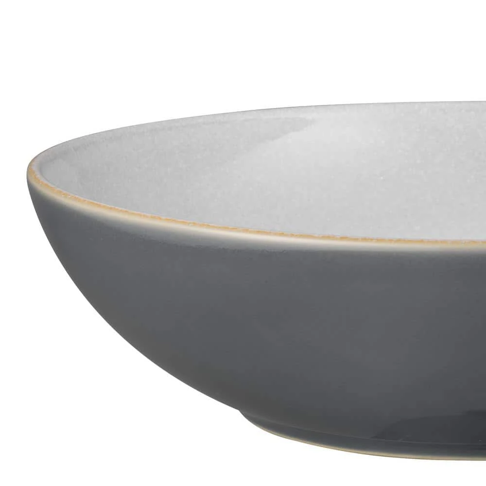 Elements Fossil Grey Stoneware Pasta Bowl 35.5 fl. oz. by Denby 5 Elements Fossil Grey Stoneware Pasta Bowl 35.5 fl. oz. by Denby - Image 3