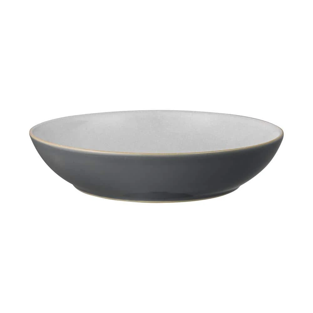 Elements Fossil Grey Stoneware Pasta Bowl 35.5 fl. oz. by Denby 3 Elements Fossil Grey Stoneware Pasta Bowl 35.5 fl. oz. by Denby