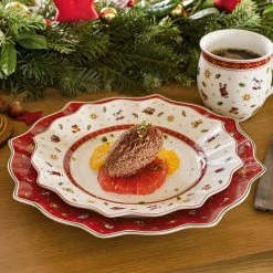Toy's Delight 11.5 in. Red Dinner Plate by Villeroy & Boch -Dinnerware Shop glazed villeroy boch dinner plates 1485852620 31 1000