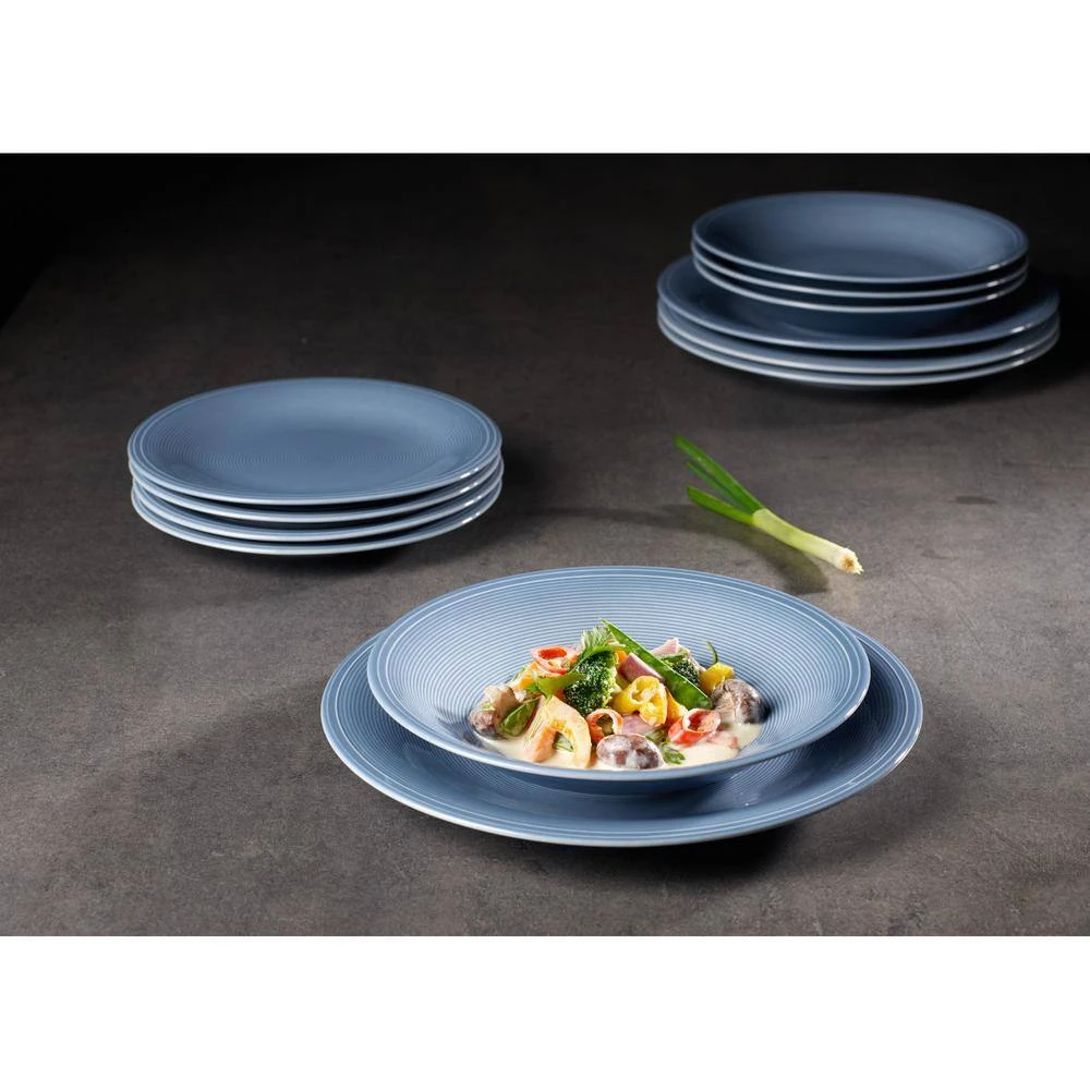 Color Loop Horizon 12-piece Porcelain Dinnerware Set by Villeroy & Boch 5 Color Loop Horizon 12-piece Porcelain Dinnerware Set by Villeroy & Boch - Image 4