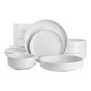 Chastain 16-Piece Solid Stoneware Dinnerware Set in Gloss White (Service for 4) by StyleWell 1 Chastain 16-Piece Solid Stoneware Dinnerware Set in Gloss White (Service for 4) by StyleWell -Dinnerware Shop gloss white stylewell dinnerware sets hd2112001a 64 1000