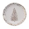 Golden Christmas White Appetizer Plate (Set of 4) by Split P -Dinnerware Shop golden christmas split p salad plates dessert plates 9971 653 64 1000
