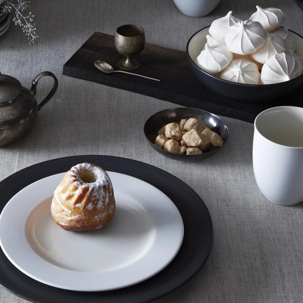 Colorwave Graphite Black Stoneware Floral Mini Bowls (Set of 4) 4 in., 7 oz. by Noritake 5 Colorwave Graphite Black Stoneware Floral Mini Bowls (Set of 4) 4 in., 7 oz. by Noritake - Image 3