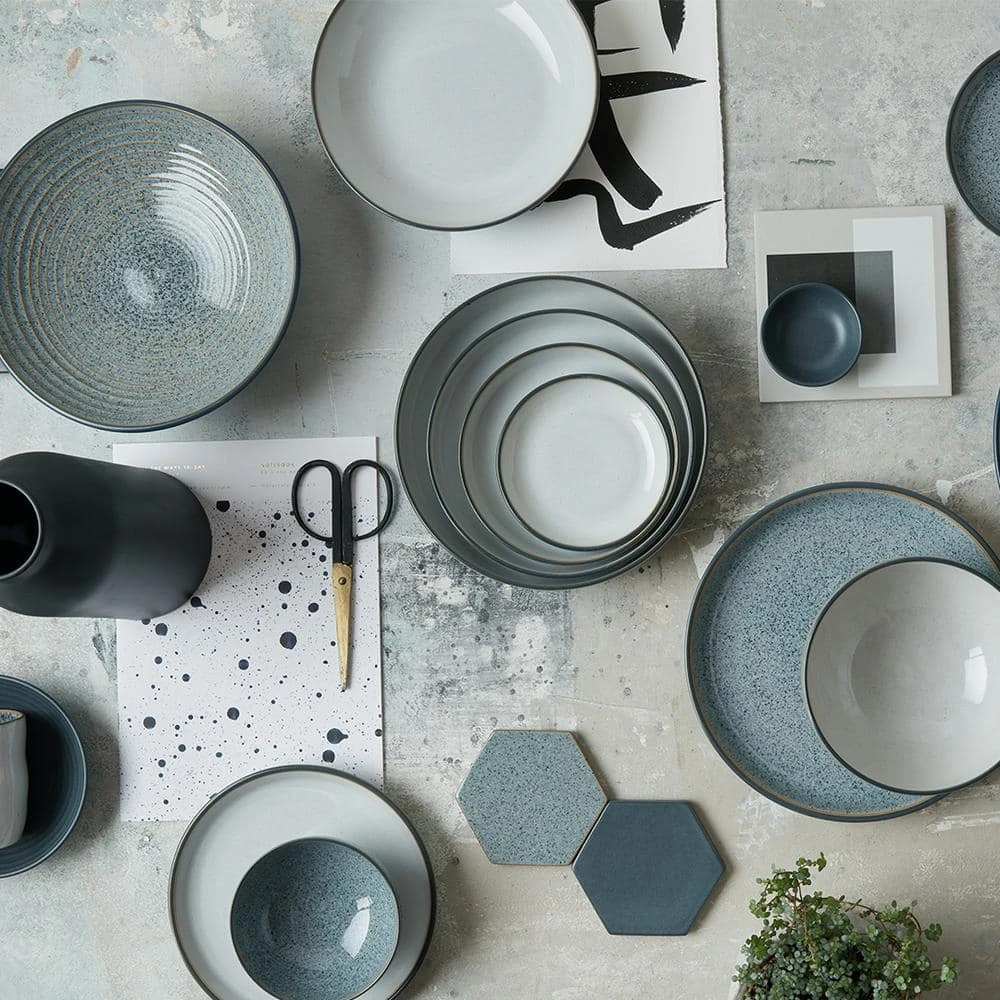 Studio Grey Stoneware 30.43 fl. oz. Nesting Bowl (Set of 4) by Denby 8 Studio Grey Stoneware 30.43 fl. oz. Nesting Bowl (Set of 4) by Denby - Image 6